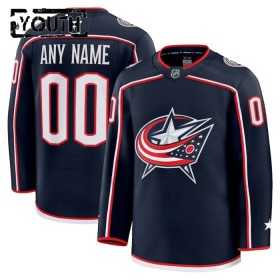 Columbus Blue Jackets tröja Customized Fanatics Premium 2024-25 Navy Hemma - NHL Tröjor Barn